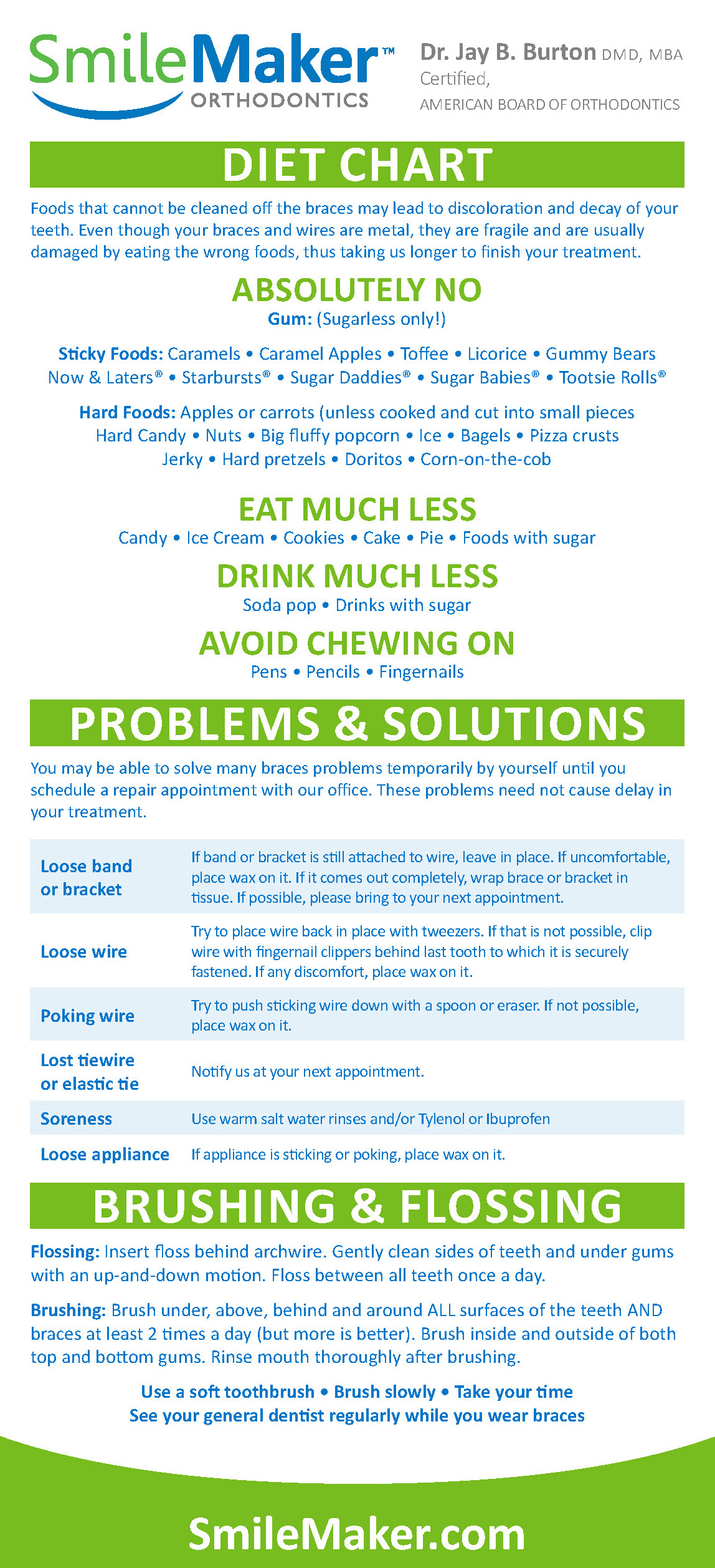 Foods to avoid with braces (orthodontic) what not to eat