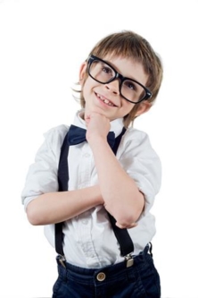 Cute Kid from Hendersonville, TN smiling that needs braces from an orthodontist.