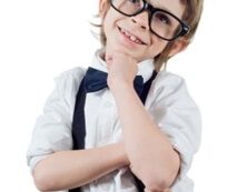 Cute Kid from Hendersonville, TN smiling that needs braces from an orthodontist.